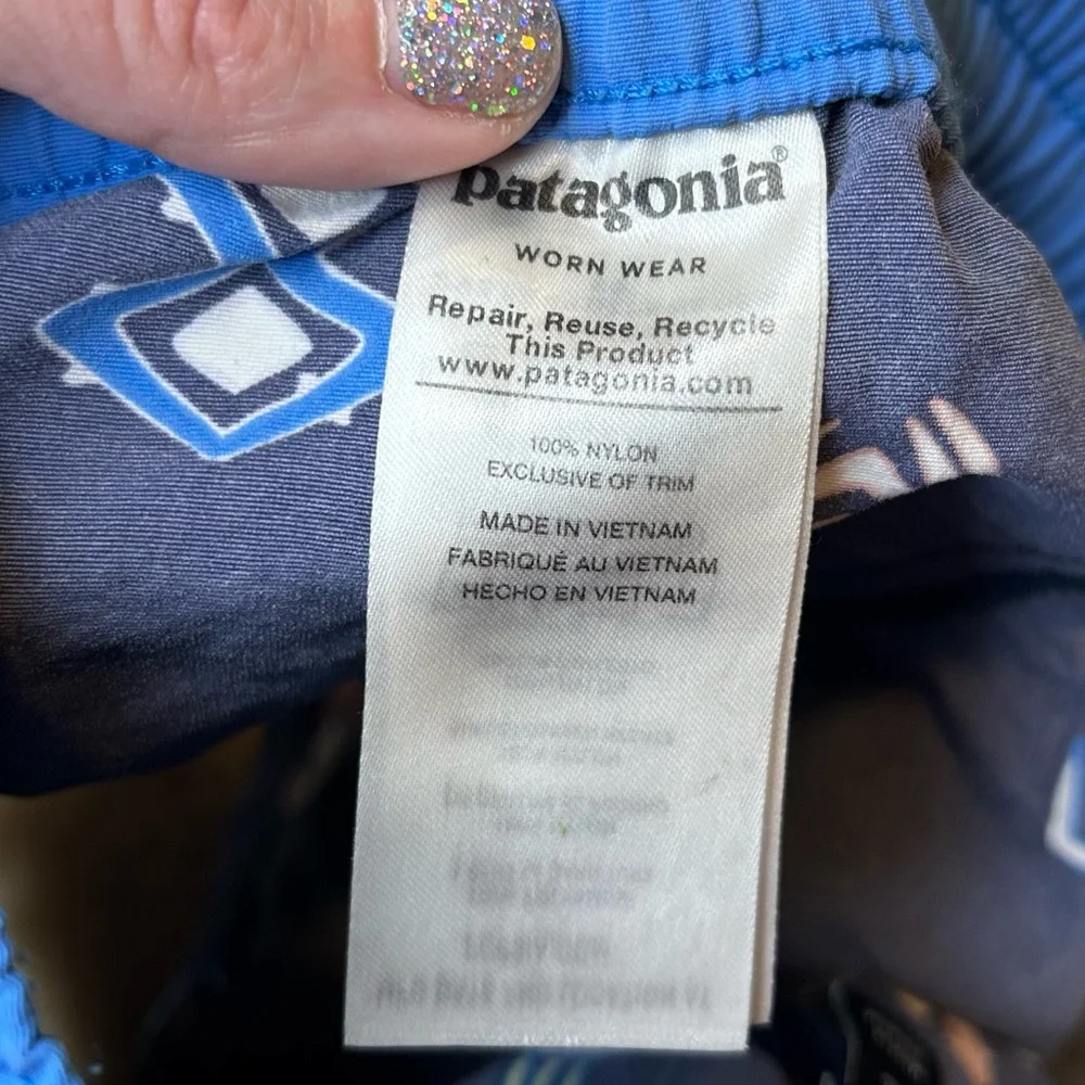 Patagonia Southwest Aztec Print Board Shorts Youth XXL